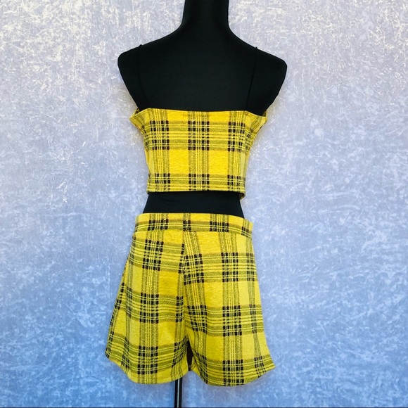 Yellow Checkered 2pc Set - Picture 14 of 15